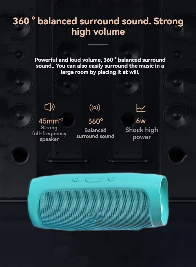 Smart wireless bluetooth speaker outdoor card subwoofer small speaker voice broadcast mini speaker  - Image 3