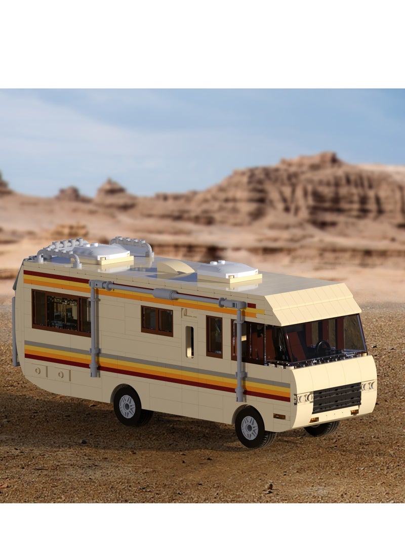 Breaking Bad RV Lego-Compatible Building Set - 690 Pieces, 1.013kg, Perfect Gift for Kids & Collectors - Image 5
