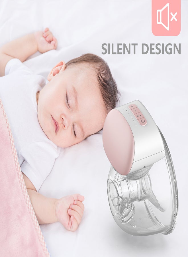 BEBEBAO BB-P1 2 Pack Wearable Electric Breast Pump Hands Portable Breast Cup 8oz/240ml 3 Modes 10 Suction Levels for Breastfeeding with 24mm Flange + 2pcs Bra Adjustment Buckles + 10pcs - Image 5