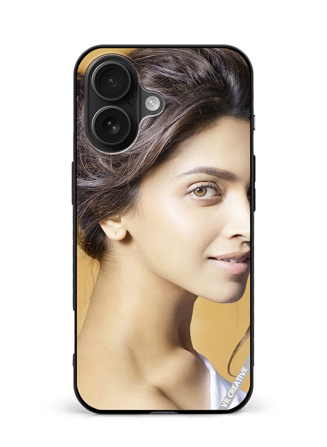 Protective Case Cover For Apple iPhone 16 Plus Bollywood Actress Deepika Padukone Design Multicolour