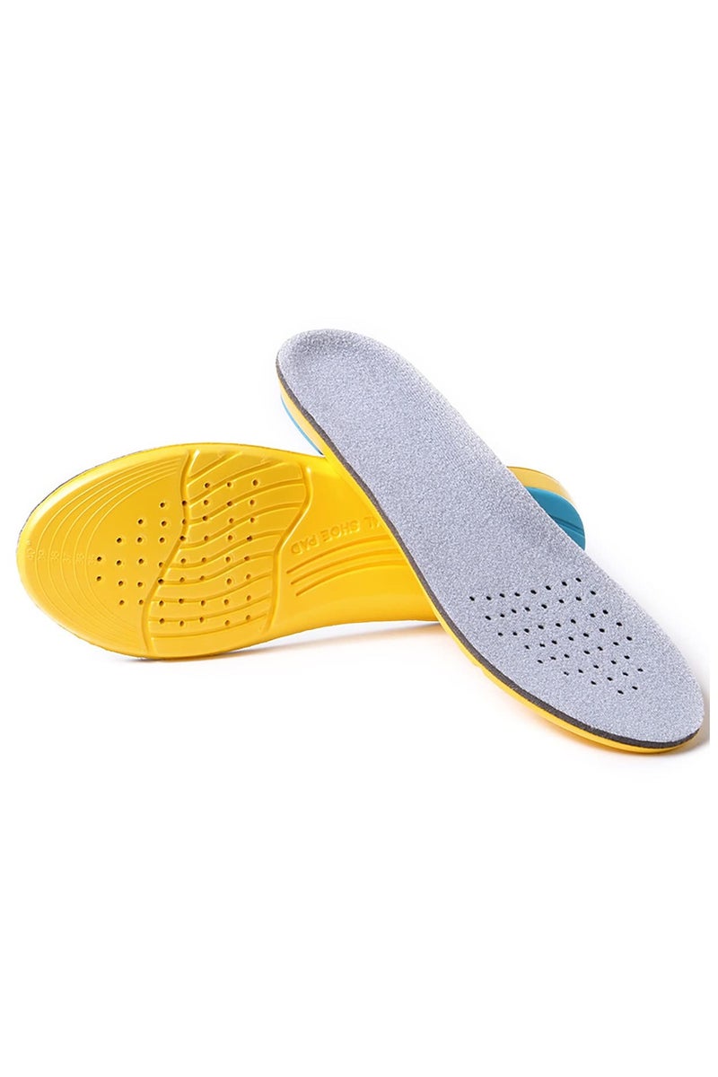 VIUAUAX Memory Foam Insoles,Premium Breathable Memory Foam Insoles, PU Sports Insoles,Comfortable and Breathable,Vibration damping and Relief of Foot Pain,Highly Elastic Sports Insoles,Arch Support Insoles for Basketball, Hiking (41-45) - Image 1