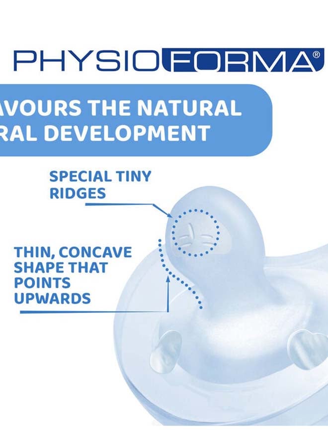 Chicco PhysioForma Soother Soft Blue (2-6 Months) (1 Pc) - Image 3