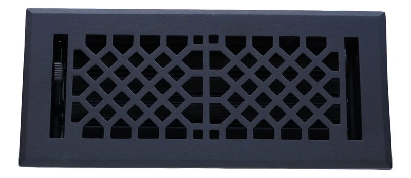 Madelyn Carter 4 X 10 Cast Iron Vintage Industrial Vent Cover - Black (Overall: 5.25 X 11.5) - Image 3