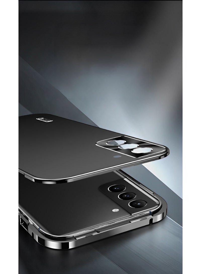 REOCLE Magnetic Phone Case Phone Cover Samsung Galaxy Magnetic Aluminum Metal Frame Phone Case for S23 Ultra - Image 2