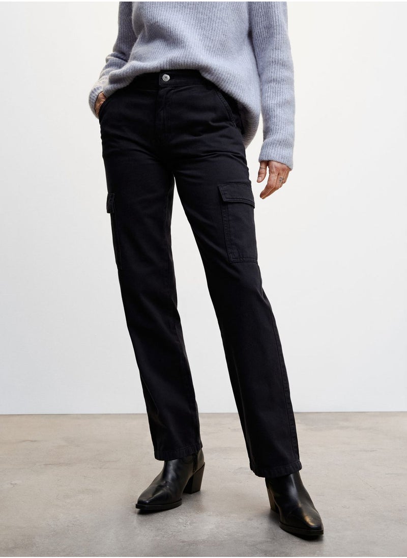MANGO - Pocket Detail Jeans - Image 1