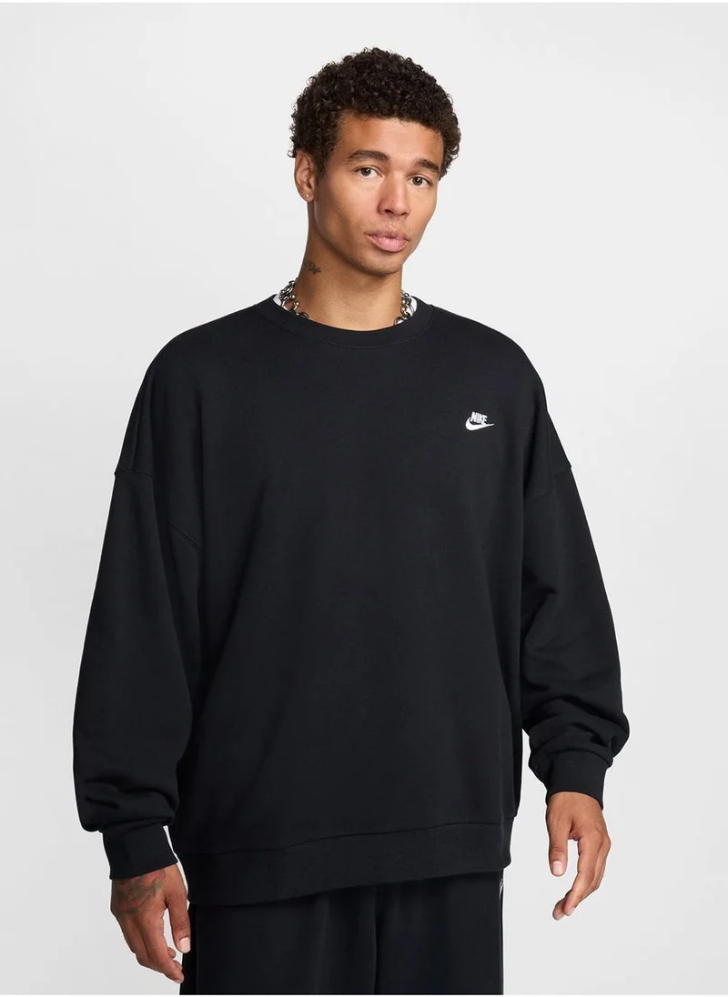 نايكي Nike Club Fleece Men's Oversized French Terry Crew