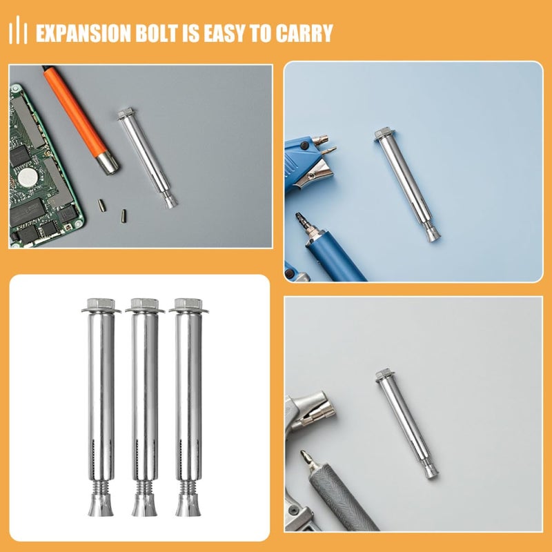 12Pcs Heavy Duty Expansion Anchor Bolts for Speed Bumps and Traffic Control 10mm - Image 4