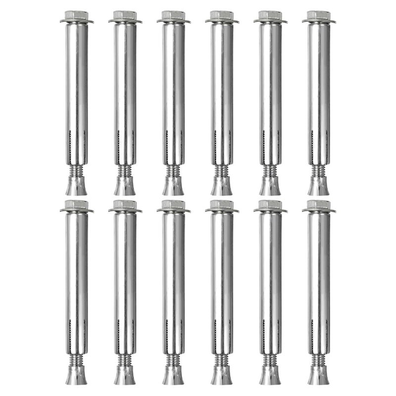 12Pcs Heavy Duty Expansion Anchor Bolts for Speed Bumps and Traffic Control 10mm - Image 2