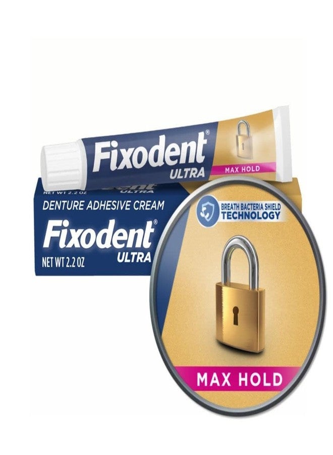Fixodent Ultra Max Hold Dental Adhesive, 2.2 oz (Pack of 7) - Image 2
