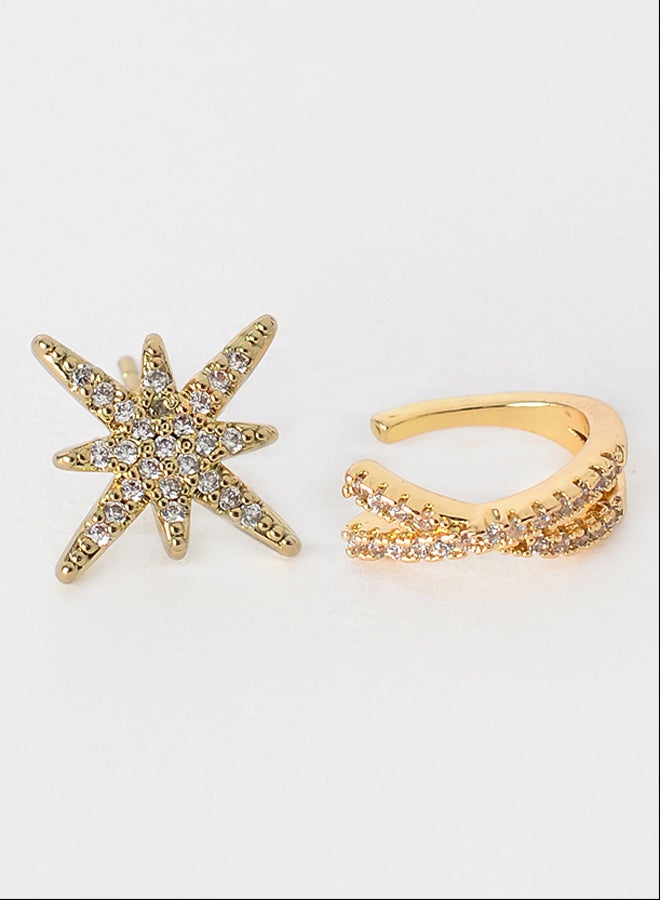 Akher el Ankoud Piercing earrings 2 pieces (starfish)  - Image 2