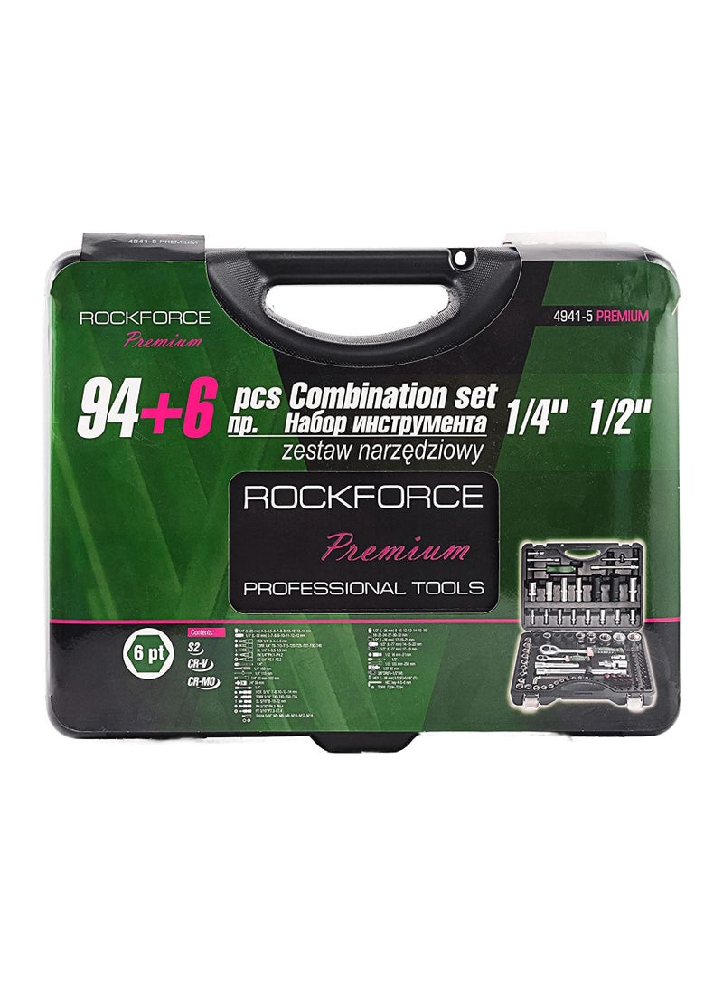 ROCKFORCE 100 pcs Magnetic Screwdriver Tool Set in Blister, 1/4'',1/2''(6gr.) - Image 3
