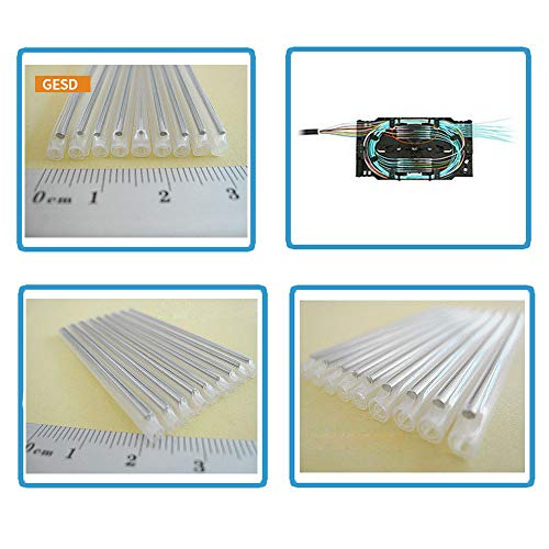 GESD Dia 2.6mm 60mm Length Heat Shrinkable Tube 1.0mm Steel Needle Popular Clear PE Fiber Splice Tubes Optical Fiber Fusion Splice Protection Sleeves(Pre-Shrunk)100pcs - Image 4