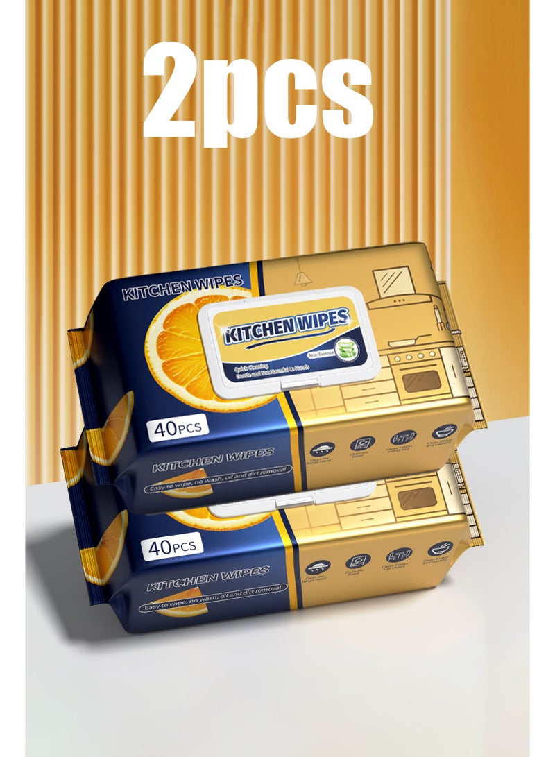 Kitchen Cleaning Wipes Airfryer Cleaner for Microwave, Air Fryers,Cooktops,Appliance Kitchen Cleaning Cloths Professional Grade Heavy-Duty Cleaning Stove Cleaner Lys (160 Total Wipes) (Pack of 2) - Image 3