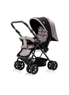 TEKNUM Reversible Travel System With Ergonomically Designed Baby Car Seat - Khaki  - Image 3