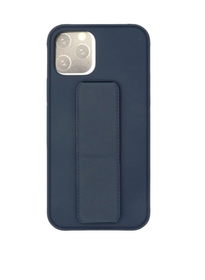 iPhone 13 Pro Max Case with Magnetic Foldable Back Stand and Holder, Cover with Finger Strap and Hand Grip, Magnetic Car Mount Kickstand