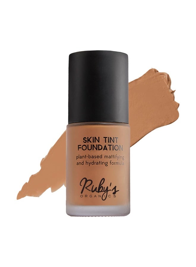RUBY's ORGANICS Liquid Foundation for Face Makeup-Waterproof, Full Coverage Blendable, Long Lasting, Matte Finish and Poreless, Normal to Oily Skin, Vegan, Paraben and Silicon-Free, Shade D 03, 30 Ml - Image 1