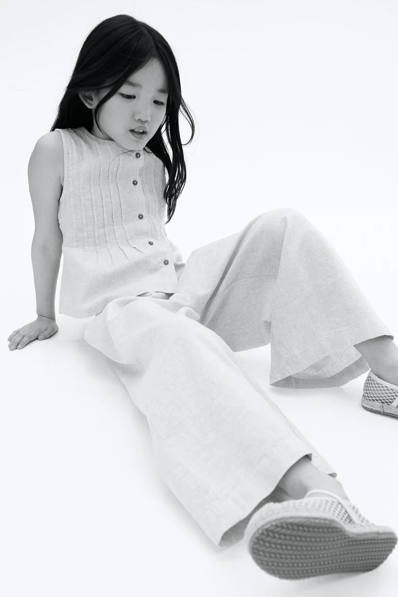 H&M 2-piece linen-blend set