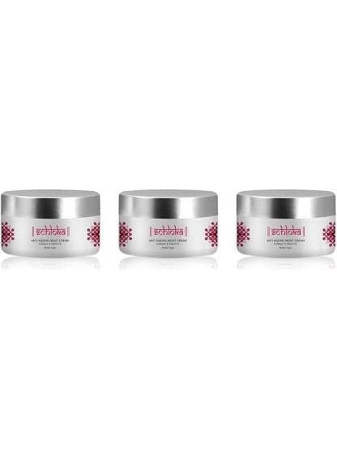 Modicare Schloka Anti Ageing Night (Collagen And Vitamin E) Pack Of 3 (150 Ml) - Image 1