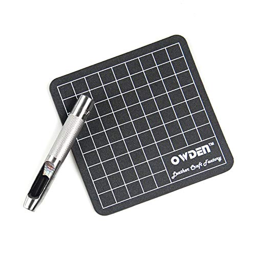 OWDEN 6 Pieces Hollow Hole Punch Set (1/8" - 5/16"),Leather Punch Tools, with A Free Cutting MAT - Image 3