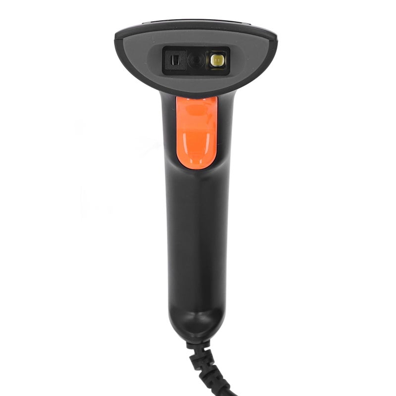 Ergonomic 1D 2D Barcode Scanner with Stand USB Wired Handheld Reader for Supermarket Warehouse Inventory Tracking - Image 5