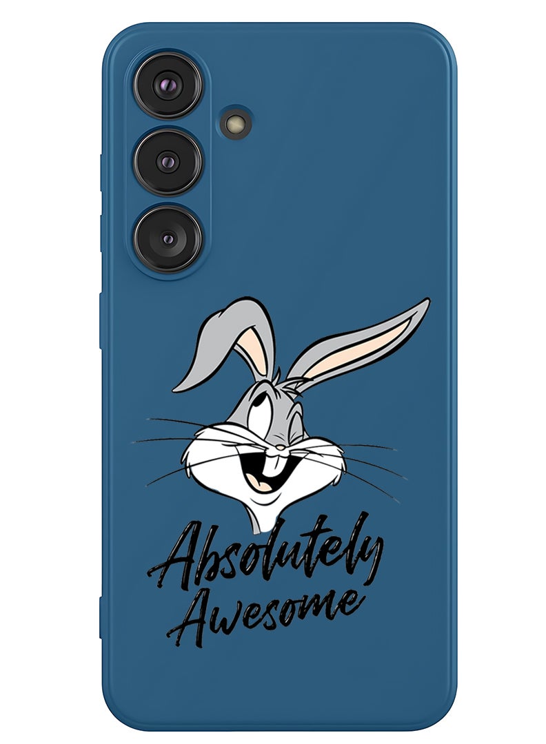 Theodor Protective Slim Fit Case Liquid Silicone Cover with Full Body Protection Anti-Scratch Shockproof Case For Samsung Galaxy S25 Plus (Blue) - Absolutely Awesome - Image 1