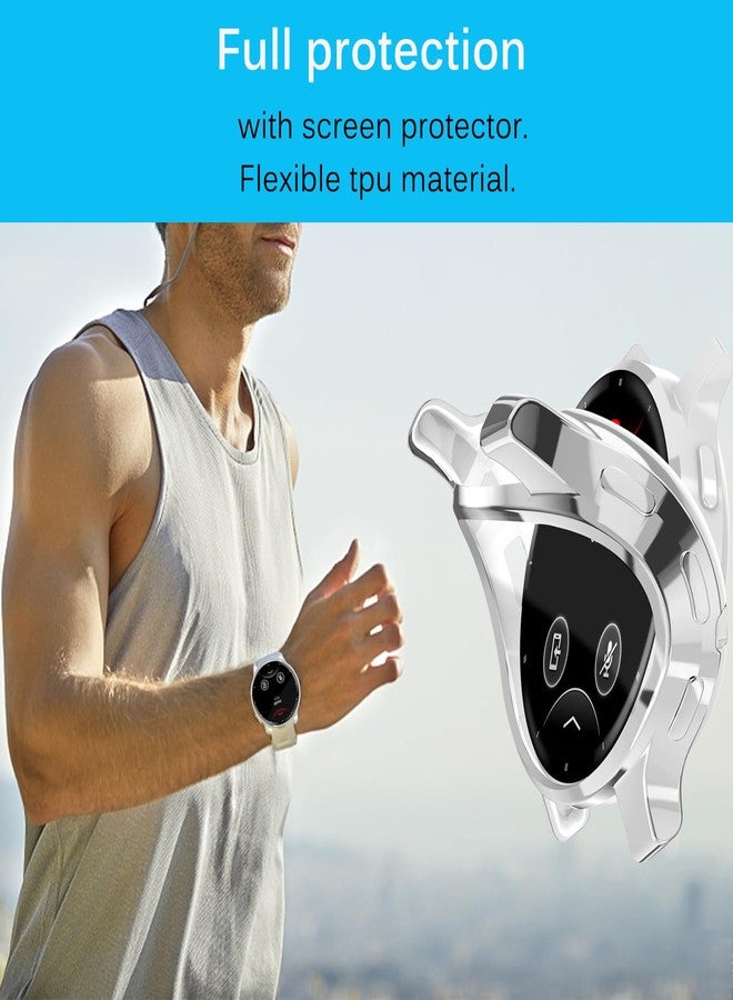 RICHONE [5Pack] RICHONE Screen Protector Compatible with Venu 3S GPS Smartwatch 41mm Case for Garmin Venu 3S Cases Resist Scratched Full Covers Flexible TPU Screen Protectors - Image 2