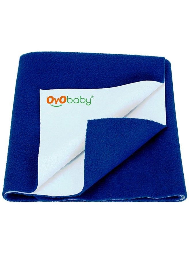 OYO BABY Waterproof Quick Dry Sheet For Baby; Bed Pad ; Baby Bed Protector Sheet For Toddler Children (Small (50Cm X 70Cm) Royal Blue)  - Image 2