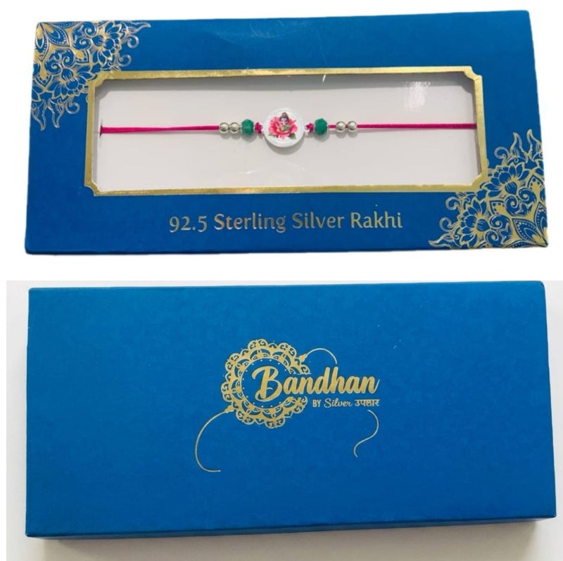 BANDHAN 925 SILVER RAKHI KHUSHBOO JEWELES - Image 2