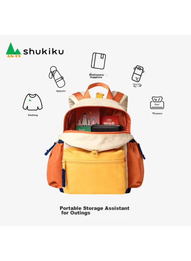 Shukiku حقيبة ظهر للأطفال لطلاب الصفوف من 1 إلى 3 في المدرسة الابتدائية، حقيبة ظهر فائقة الخفة مقاومة للماء قابلة للتنفس، بلون Mung Bean Mint، مقاس M+ - Image 2