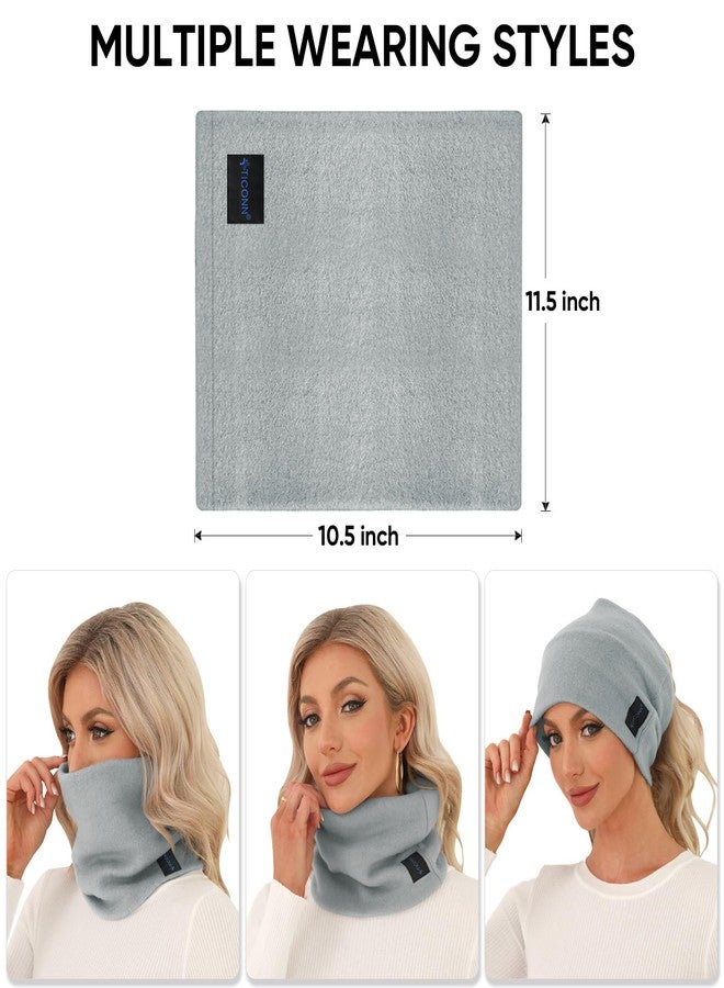 TICONN Neck Gaiter Face Cover Scarf, Breathable Sun & Wind-proof for Skiing Fishing Hiking Cycling, Candy Red, M - Image 2
