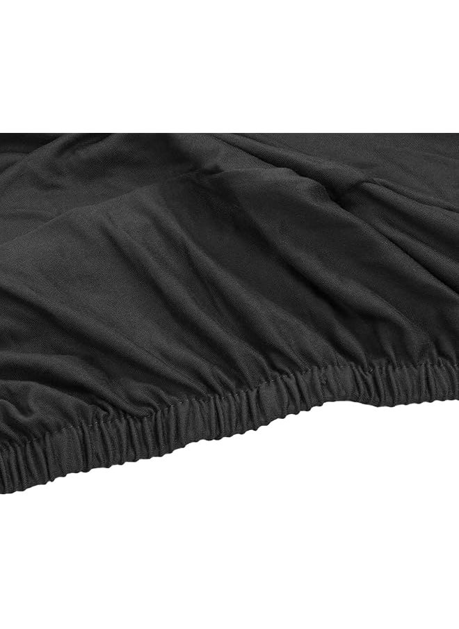 erorex Computer Chair Cover Pure Color Stretchy Gaming Chair Cover High Resilience Breathable For Cafe Dark Grey  - Image 4