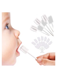 MissTiara Baby Sailing Baby Tongue Cleaner, Baby Toothbrush, Tofant Upgrade Gum Cleaner wiothbrush Inth Paper Handle for Babies Soft Gauze for 0,36 Months Baby (60-Pack)  - Image 2