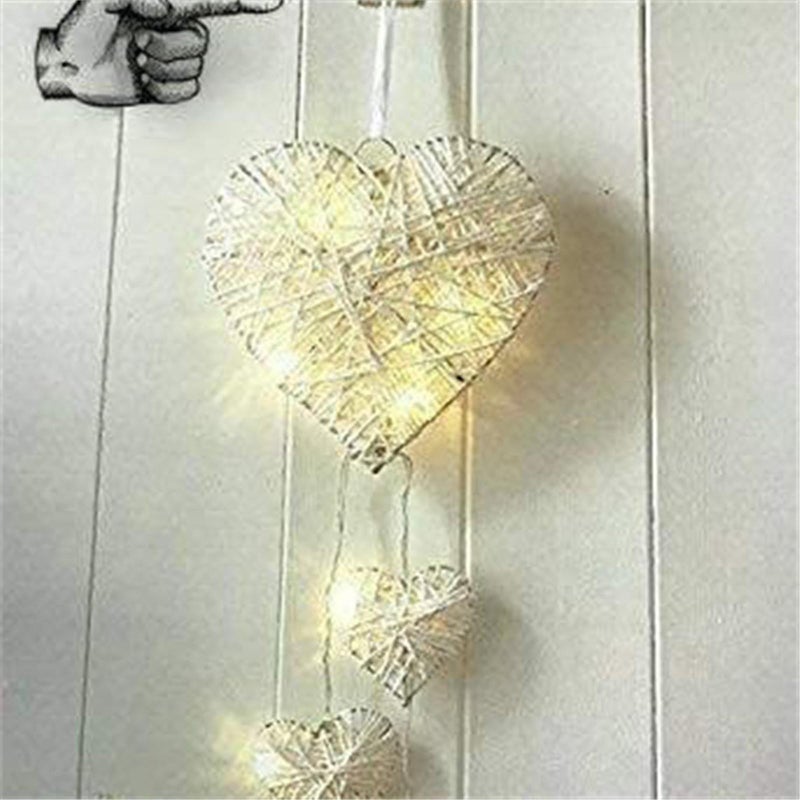 Wicker Heart Shaped Valentine's Day Decoration Gift For Girlfriend - Image 3