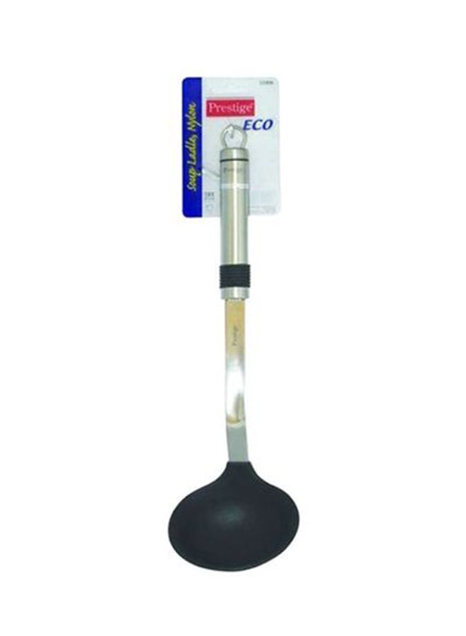 Prestige Soup Ladle With Nylon Head Black/Silver/Beige 32cm - Image 1