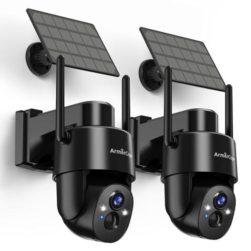 أرموركوب Armorcope 2pack 2k Hd Solar Security Camera