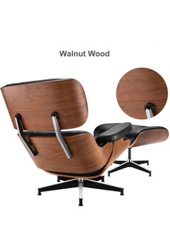 Mahmayi Mahmayi UL UT-9000 Modern Recliner Sofa chair for living room and bedroom with Ottoman - Black  - Image 4