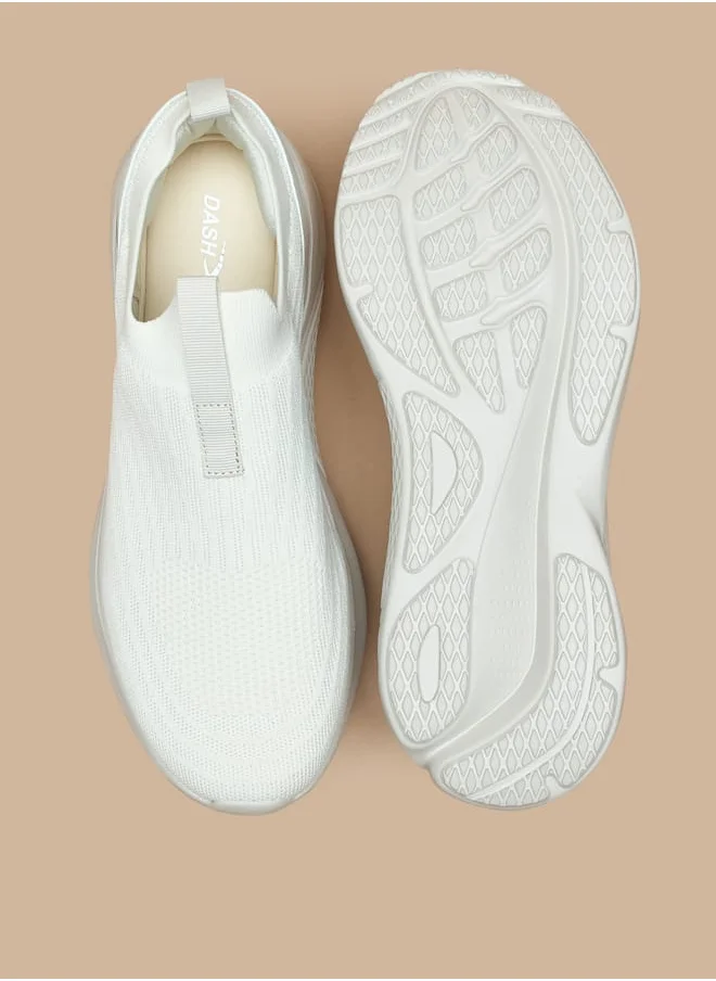 Dash Mens Textured Slip-On Sports Shoes