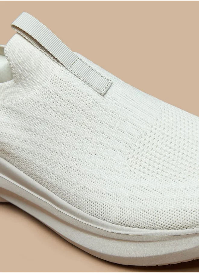 Dash Mens Textured Slip-On Sports Shoes