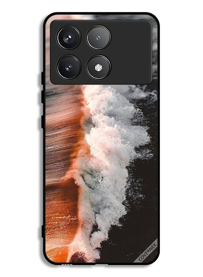Covernex Xiaomi Redmi K70 Protective Case Cover Sea Water Wave - Image 1