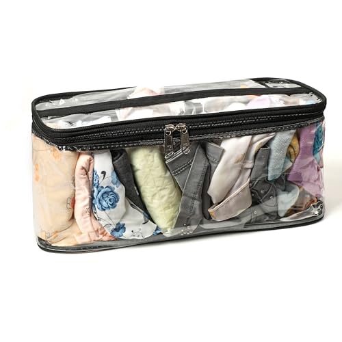 HOLLIO Drawer Organizers for Underwear, Innerwear Organizer Legging Storage Bag Dupatta Organizer Bag, Storage Organizer Pouch, Wardrobe Organizer and Space Saver,Undergarment Organiser (PACK OF 1) - Image 4