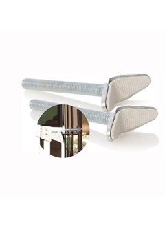 dreambaby Dreambaby Yshaped Spindle Rod Banister Gate Adaptors For Dreambaby Pressure Mounted Gates 9.5Mm Diameter Size & 4.5Inch Length Silver 2 Count (Pack Of 1) Model L196  - Image 2