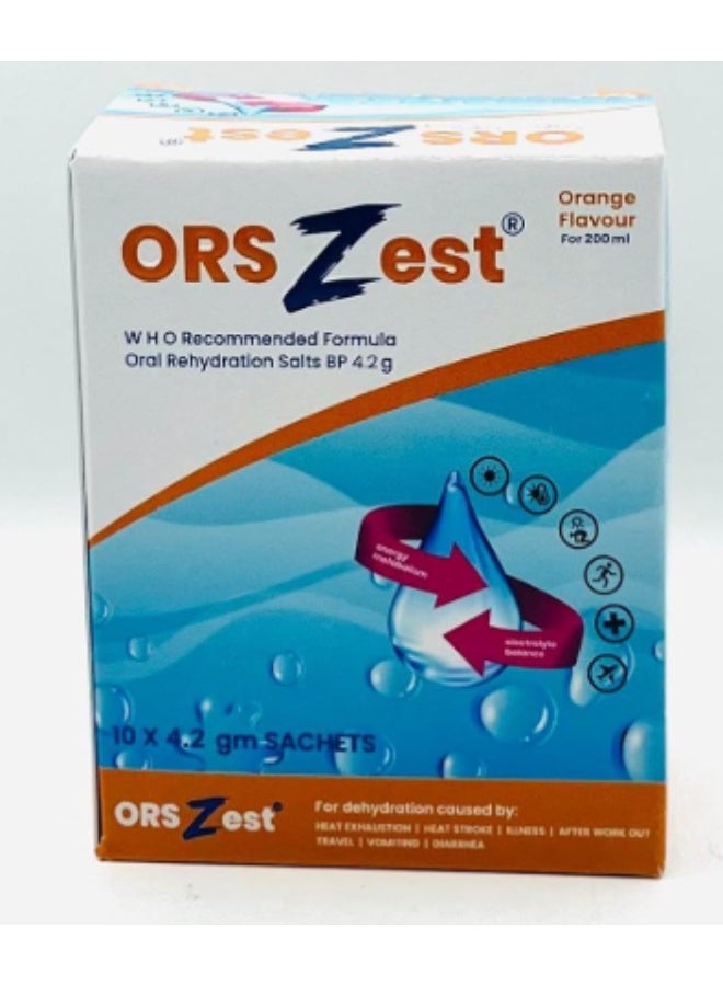 ORS Zest 4.2 g Orange 10’s