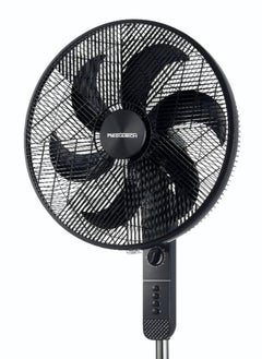 Mediatech Hawa Hawa Stand Fan – 18 Inch, 75W, 6 Blades, 3 Speed, Black (MT-SF46M)  - Image 2