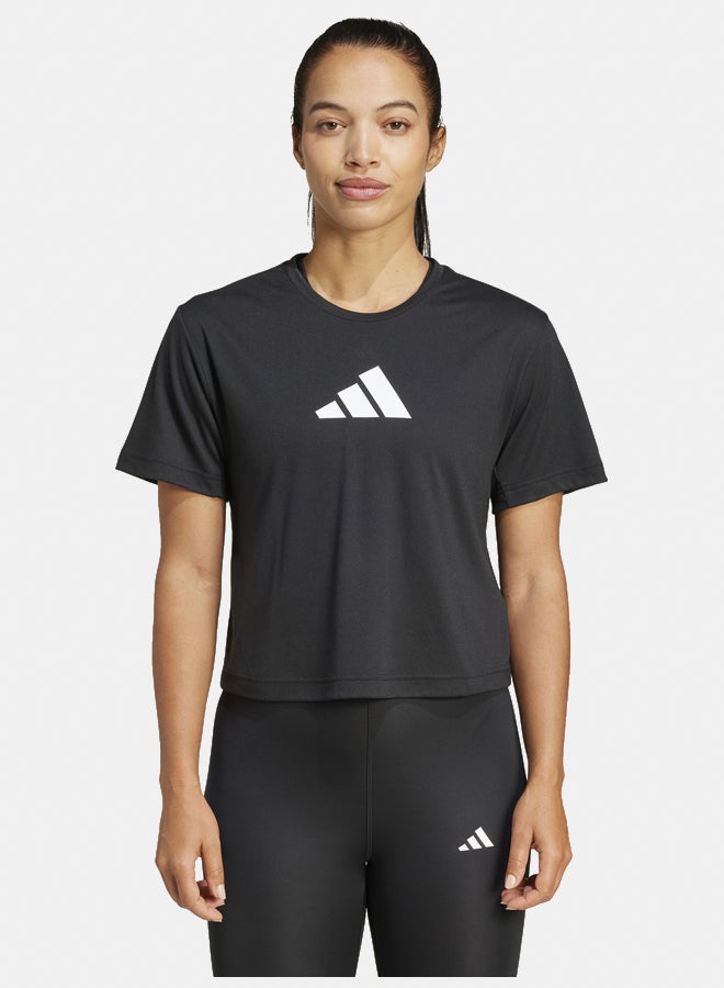 Adidas workout essentials big performance logo training women's t-shirt  - Image 1