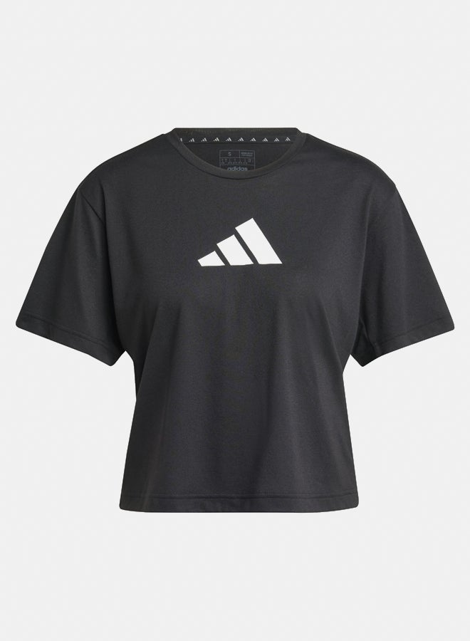 Adidas workout essentials big performance logo training women's t-shirt  - Image 2