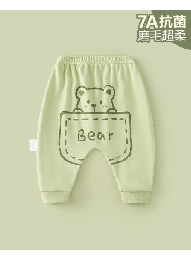 Doxiluka newborn Cotton Pants For Spring & Fall, Unisex Baby Pp Pants, Cute Toddler Casual Bottoms - Image 1