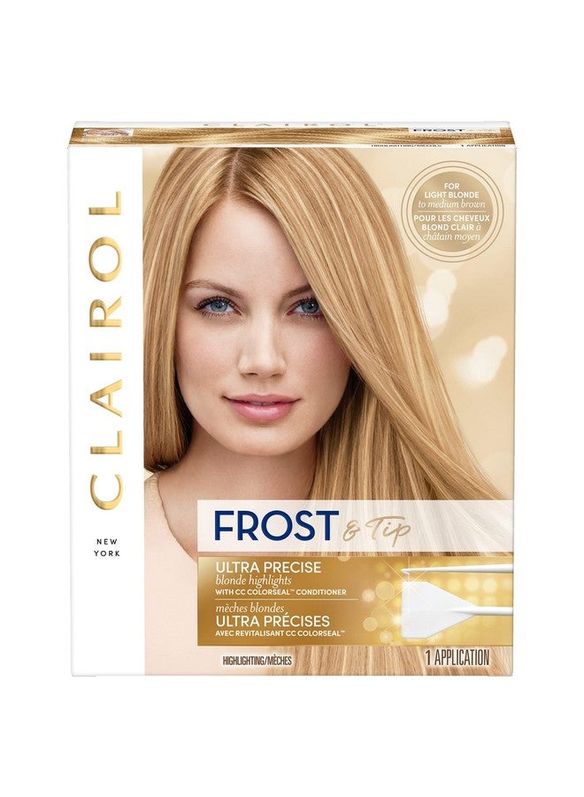 CLAIROL صبغة الشعر الأصلية Lairol Nice'N Easy Frost & Tip من الأشقر الفاتح إلى البني المتوسط، عبوة من قطعة واحدة، خصلات أشقر - Image 1