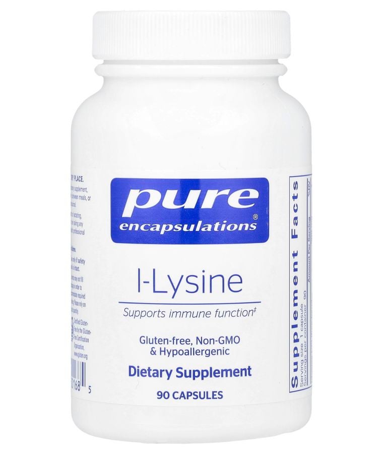 Pure Encapsulations L-Lysine 90 Capsules (500 mg per Capsule)