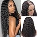 ROYAL IMPRESSION U Part Human Hair Wig Deep Wave 20 Inch 200% Density Brazilian Deep Wave U Part Wigs for Black Women 12A Full Head Clip in Half Wig Glueless No Leave Out Lace Front Wig 3X Longer Lifespan - Image 2