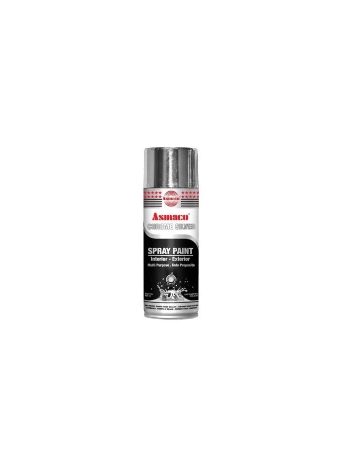 Generic Asmaco Spray Paint (Chrome Silver, 400mm) 